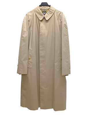 BURBERRY TRENCH COAT-Burberrys' size 54 trenchcoat. In very good