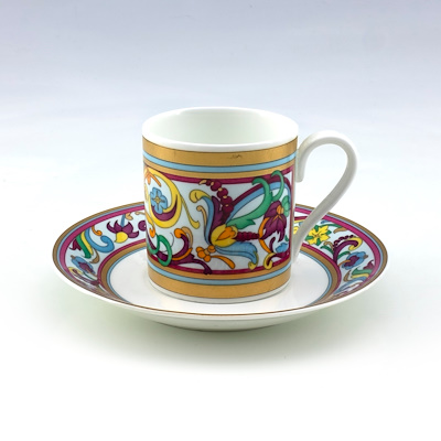 VILLEROY BOCH PORCELAIN, HEINRICH SERIE, PALAZZO PATTERN CUP