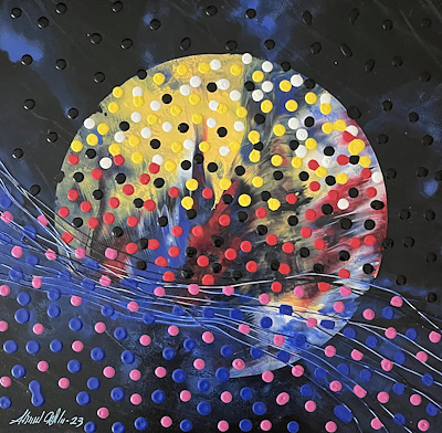 Ahmet Çelikbaş imzalı tablo — Akrilik Boya, 25×25 cm, 900 TL müzayede satışı