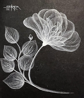 Serra Koz imzalı tablo — Karışık Teknik, 24×20 cm, 300 TL müzayede satışı