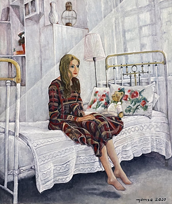 Gamze Başaran imzalı tablo — Yağlı Boya, 60×50 cm, 1.000 TL müzayede satışı