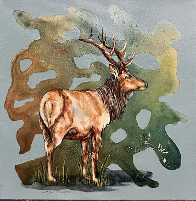 Beyzanur Doğan imzalı tablo — 25×25 cm, 750 TL müzayede satışı