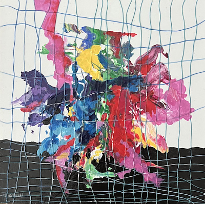Ahmet Çelikbaş imzalı tablo — Karışık Teknik, 25×25 cm, 900 TL müzayede satışı