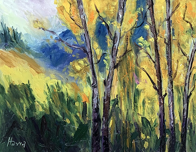 Havva Özkır imzalı tablo — Yağlı Boya, 30×40 cm, 1.000 TL müzayede satışı
