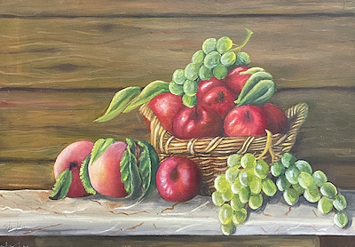 Şahnaz Kahvand imzalı tablo — Yağlı Boya, 35×50 cm, 1.000 TL müzayede satışı