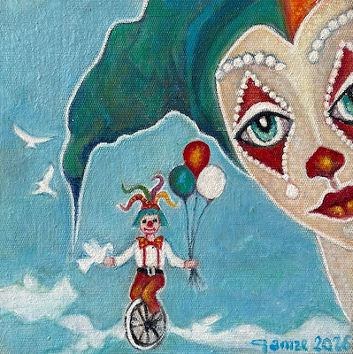 Gamze Başaran imzalı tablo — Yağlı Boya, 20×20 cm, 1.500 TL müzayede satışı