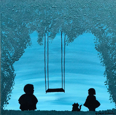 Gülizar Üzümcü imzalı tablo — Yağlı Boya, 30×30 cm, 1.100 TL müzayede satışı