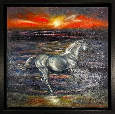 Aynura Patsayeva Kalkan imzalı tablo — Yağlı Boya, 35×35 cm, 1.500 TL müzayede satışı