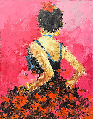 Akbar Maleki imzalı tablo — Yağlı Boya, 40×30 cm, 2.500 TL müzayede satışı
