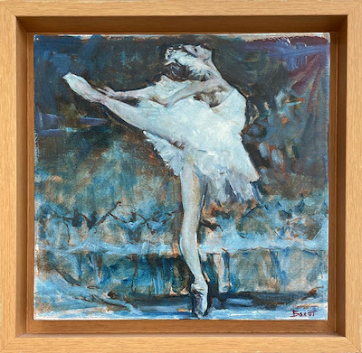 Bolotbek Mambetov imzalı tablo — Yağlı Boya, 25×25 cm, 6.500 TL müzayede satışı