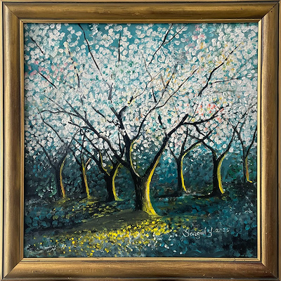Songül Ketizmen imzalı tablo — Yağlı Boya, 30×30 cm, 4.000 TL müzayede satışı