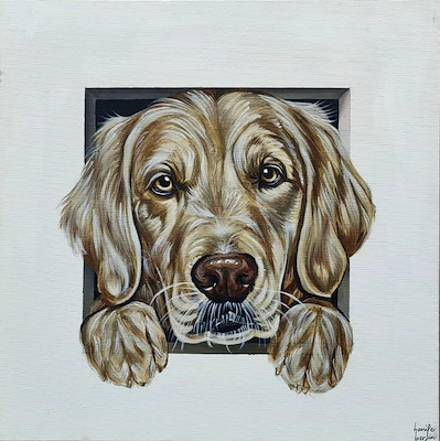Hanife Berfin imzalı tablo — Yağlı Boya, 40×40 cm, 3.000 TL müzayede satışı