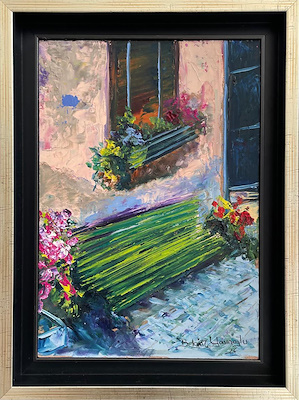 Belgin Yasinoğlu imzalı tablo — Yağlı Boya, 33×23 cm, 2.500 TL müzayede satışı