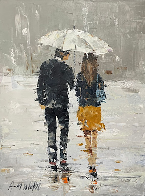 Akbar Maleki imzalı tablo — Yağlı Boya, 40×30 cm, 2.000 TL müzayede satışı