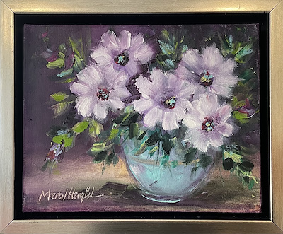Meral Hergül imzalı tablo — Yağlı Boya, 20×25 cm, 3.000 TL müzayede satışı