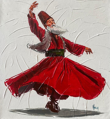 Harun Yıldırım imzalı tablo — Yağlı Boya, 26×24 cm, 2.000 TL müzayede satışı