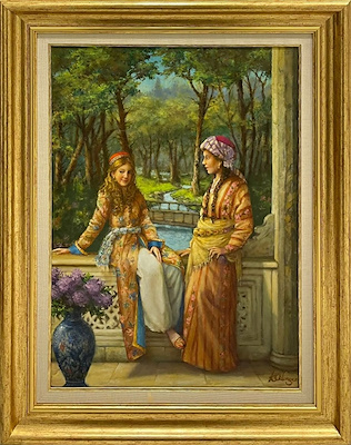 Kamil Aslanger imzalı tablo — Yağlı Boya, 70×50 cm, 60.000 TL müzayede satışı