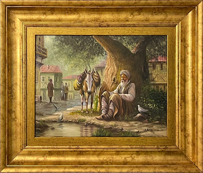 Ahmet Birol Can imzalı tablo — Yağlı Boya, 30×40 cm, 22.000 TL müzayede satışı