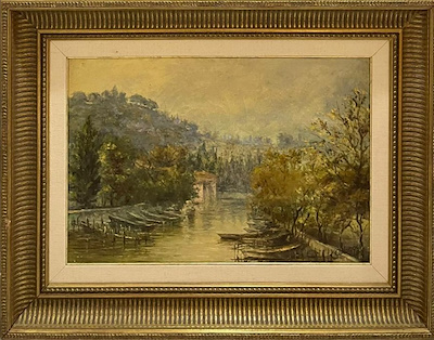 Kamil Aslanger imzalı tablo — Yağlı Boya, 40×60 cm, 40.000 TL müzayede satışı