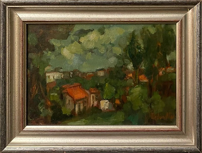 Ledün Nasır imzalı tablo — Yağlı Boya, 17×25 cm, 10.000 TL müzayede satışı