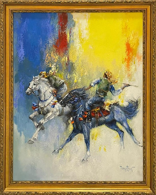 Remzi İren imzalı tablo — Yağlı Boya, 85×65 cm, 50.000 TL müzayede satışı