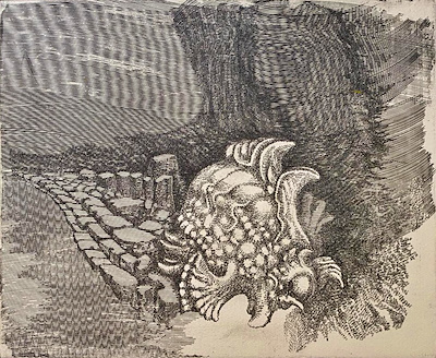 Ali Teoman Germener imzalı tablo — Gravür, 39×53 cm, 4.000 TL müzayede satışı