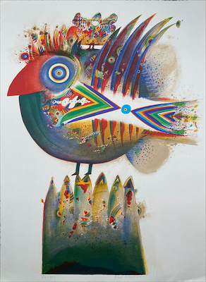 Elso Schiavo imzalı tablo — Litografi, 63×45 cm, 1.000 TL müzayede satışı