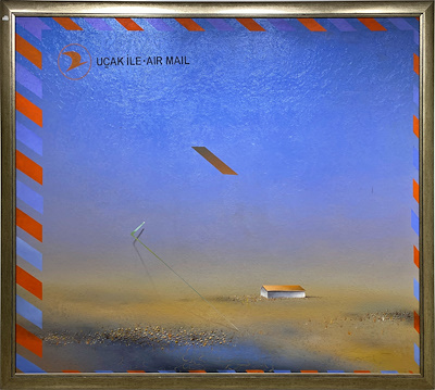 Ekrem Kahraman imzalı tablo — Yağlı Boya, 180×150 cm, 85.000 TL müzayede satışı