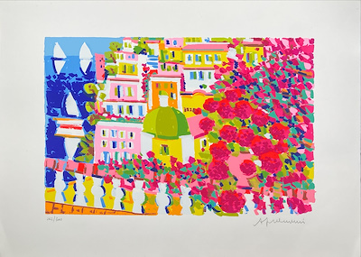 Athos Faccincani imzalı tablo — Serigrafi, 50×70 cm, 1.000 TL müzayede satışı