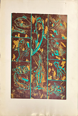 Sinan Yenilmez imzalı tablo — Serigrafi, 70×50 cm, 1.000 TL müzayede satışı
