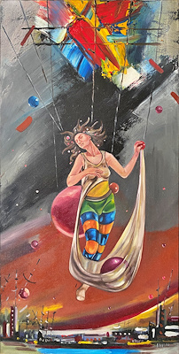 Melikşah Yıldırım imzalı tablo — Yağlı Boya, 100×50 cm, 10.000 TL müzayede satışı