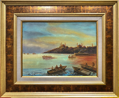 Yılmaz imzalı tablo — Yağlı Boya, 30×40 cm, 3.500 TL müzayede satışı