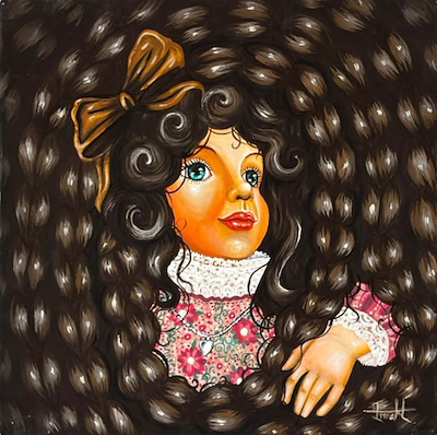 Irmak Ela Savlık imzalı tablo — Yağlı Boya, 40×40 cm, 3.000 TL müzayede satışı