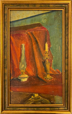 Erdal Kırdar imzalı tablo — Yağlı Boya, 23×40 cm, 6.500 TL müzayede satışı