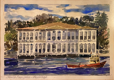 Namık Bayık imzalı tablo — Sulu Boya, 26×38 cm, 7.500 TL müzayede satışı