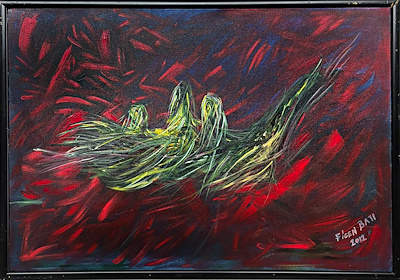 Figen Batı imzalı tablo — Yağlı Boya, 70×100 cm, 11.514 TL müzayede satışı