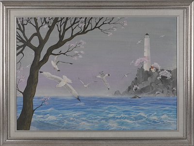 Nihal Sarıer imzalı tablo — Yağlı Boya, 50×70 cm, 5.987 TL müzayede satışı