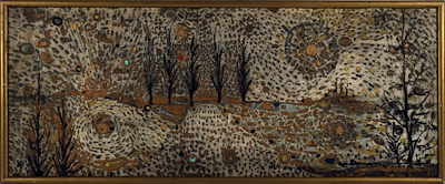 Hayrünnisa Yazgı imzalı tablo — Yağlı Boya, 24×64 cm, 29.937 TL müzayede satışı