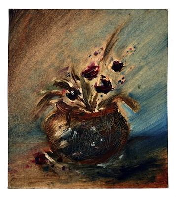Ender Dandul imzalı tablo — Karışık Teknik, 18×20 cm, 1.013 TL müzayede satışı