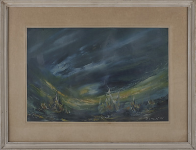 Sunusi Sunusi imzalı tablo — Yağlı Boya, 30×50 cm, 1.197 TL müzayede satışı