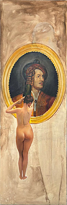 İsmail Acar imzalı tablo — Yağlı Boya, 200×70 cm, 34.543 TL müzayede satışı