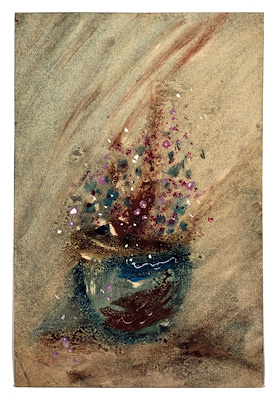 Ender Dandul imzalı tablo — Karışık Teknik, 12×17 cm, 1.013 TL müzayede satışı