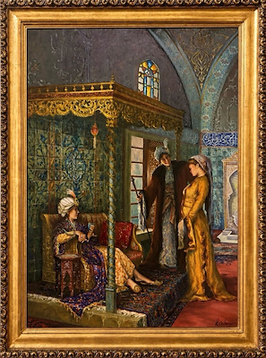 Kamil Aslanger imzalı tablo — Yağlı Boya, 70×50 cm, 78.616 TL müzayede satışı