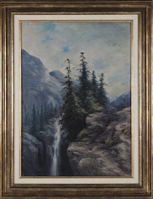 Osmanlı Manzara imzalı tablo — Yağlı Boya, 57×40 cm, 11.055 TL müzayede satışı