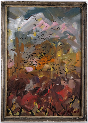 Mehmed Şirzad imzalı tablo — Yağlı Boya, 43×30 cm, 5.405 TL müzayede satışı