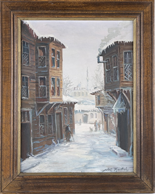 Ali Kartal imzalı tablo — Yağlı Boya, 40×30 cm, 6.879 TL müzayede satışı