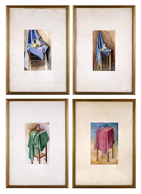 Elio Grifi imzalı tablo — Sulu Boya, 24×16 cm, 12.284 TL müzayede satışı