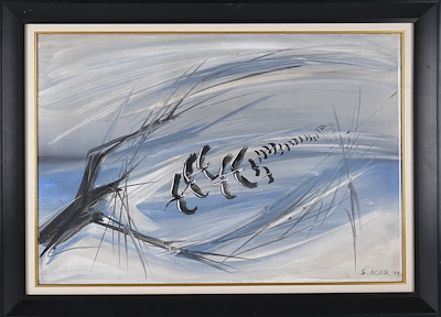 Salih Acar imzalı tablo — Yağlı Boya, 45×65 cm, 41.765 TL müzayede satışı