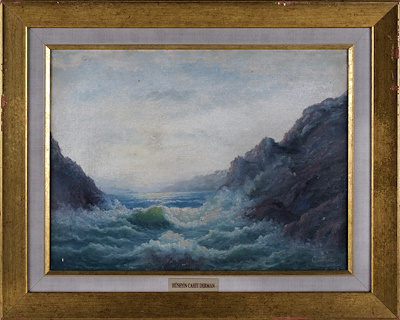 Hüzeyin Cahit imzalı tablo — Yağlı Boya, 30×40 cm, 12.284 TL müzayede satışı