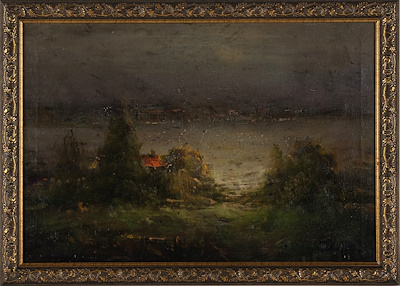 Davit Davit imzalı tablo — Yağlı Boya, 26×40 cm, 3.194 TL müzayede satışı